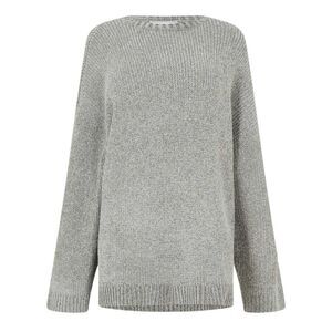 Jack Wills Womens/Ladies Chenille Crew Neck Sweater Top / Washed Khaki